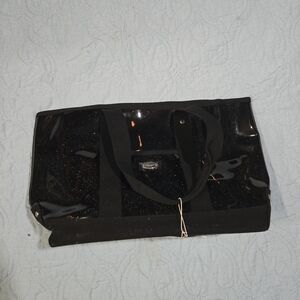 Coach Black Glitter Tote Bag